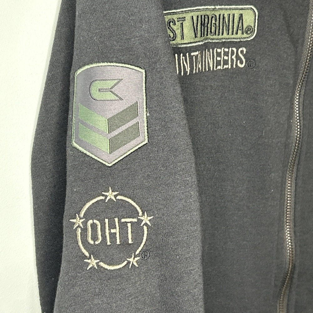 Colosseum West Virginia Mountaineers OHT Military Appreciation Sweatshirt L - Picture 4 of 6